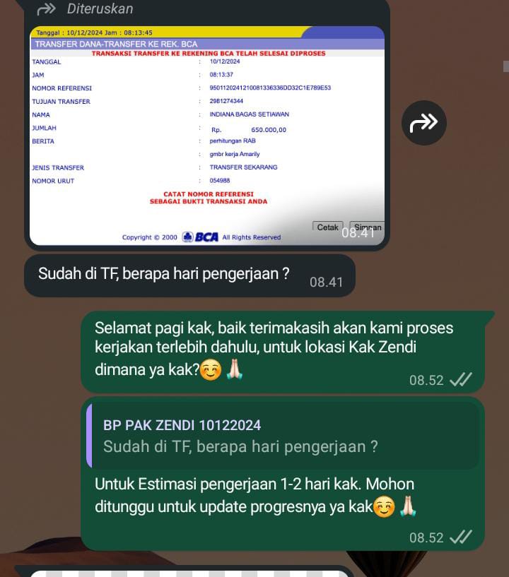 Testimoni Pembayaran 9