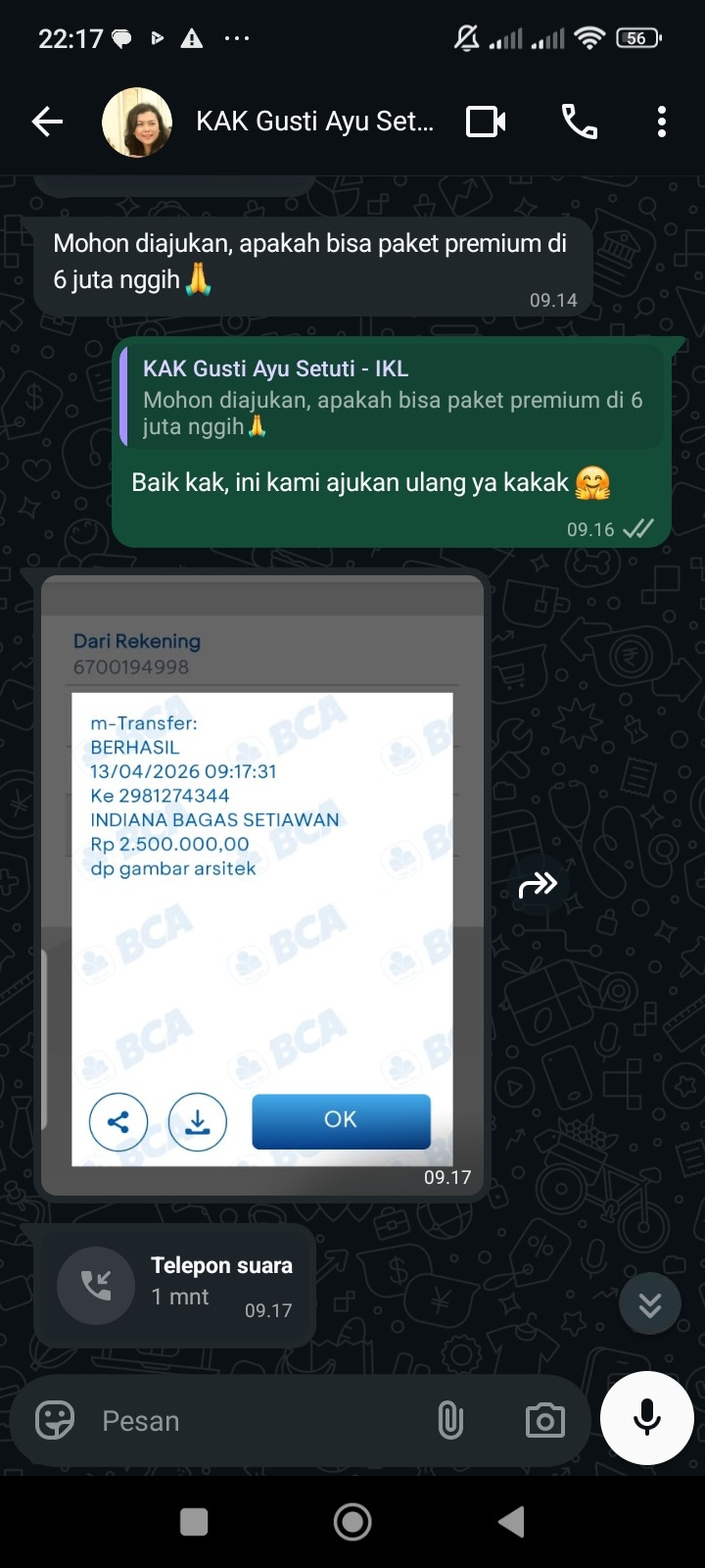 Testimoni Pembayaran 16